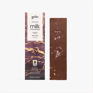 grön milk chocolate w/ sea salt